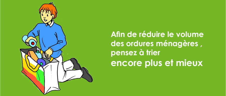 tri sélectif - plus et mieux illustration