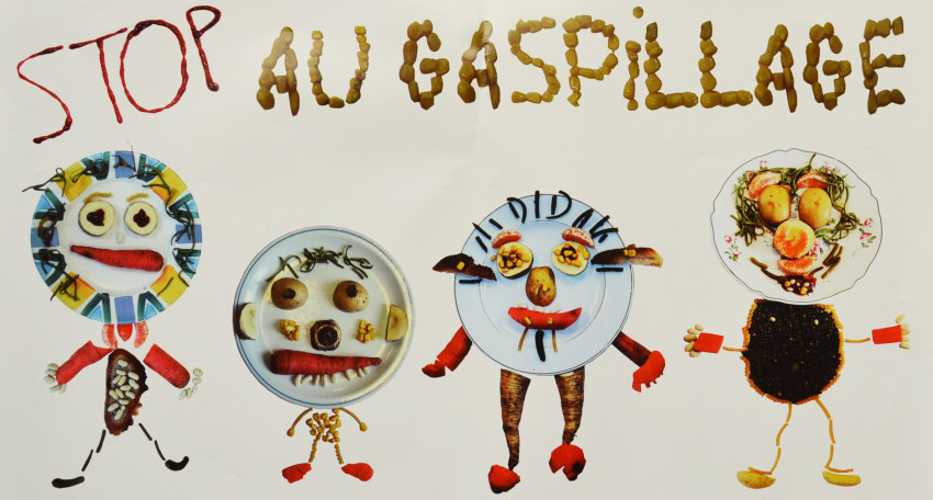 affiche anti gaspillage alimentaire